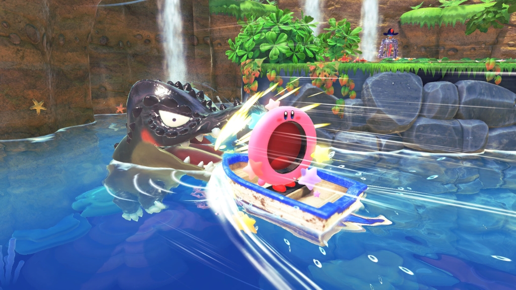 Kirby en de Vergeten Wereld boot vaardigheid